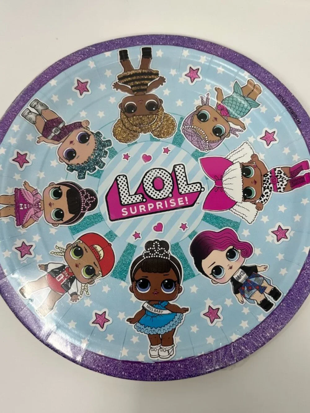NEW Set of LOL Surprise Birthday Party Plates and Napkins, 8 Plates & 16 Napkins